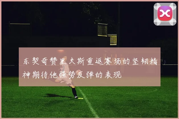 东契奇赞里夫斯重返赛场的坚韧精神期待他强势反弹的表现